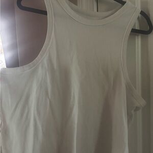 Anthropologie Cream Tank Top with Wide Straps